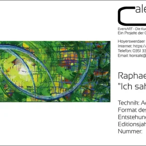 R.König "Ich sah den Sommer II", Sonderedition, Monatsgemälde als Kunstdruck, Nr. 1/250 Neu Im Sortiment