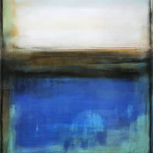 Finale Aktion A. Freymuth: "Aus der Entfernung", Acrylmalerei abstrakt, Originalgemälde (Unikat) (A)