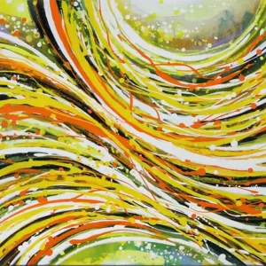 Neuheit Acrylgemälde. L.Roth: "MORGENLICHT"