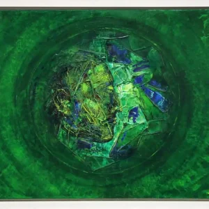 A.Garbe: "Welcome to the Future: Stasis", gerahmtes Originalgemälde (Unikat) (A) Echt
