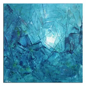 Acrylgemälde, Julio Fernandez: "ZEITFENSTER II" (ri), Unikat/Original Saisonangebot