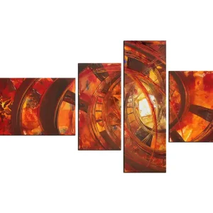Direktkauf R.König: "Ready for Passion IV", mehrteilige Acrylbilder, Originalgemälde (Unikat)