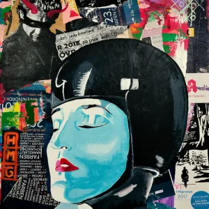 Top-Seller H. Mühlbauer-Gardemin: "Metropolis", Moderne Pop Art, Original/serielles Unikat (A)