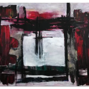 Acrylgemälde, Dirk Hille: "ZUM GRUND" Heißes Angebot