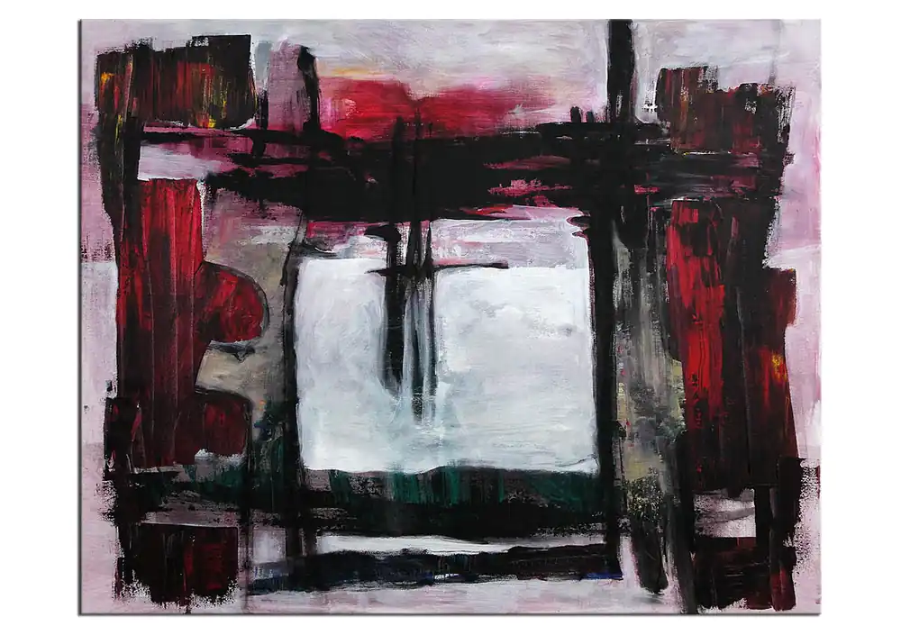 Acrylgemälde, Dirk Hille: "ZUM GRUND" Heißes Angebot