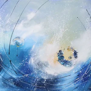 Maya: "Wellenspiel", Originale Acrylbilder (Unikat) Top-Angebot