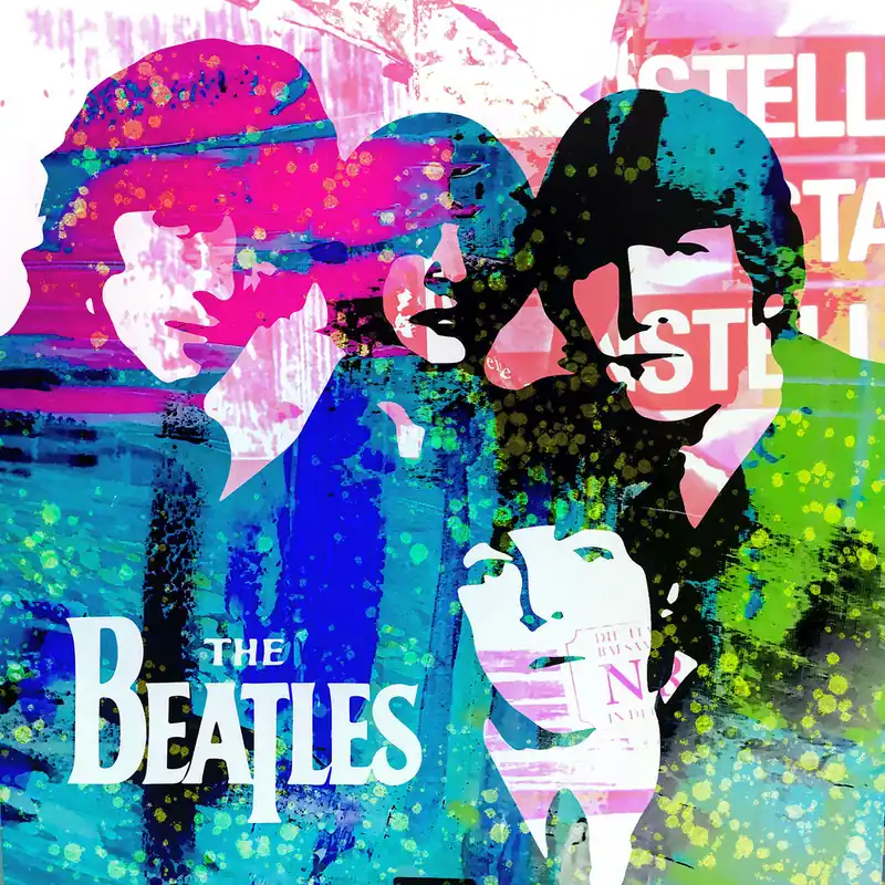 Online Kaufen H. Mühlbauer-Gardemin: "The Beatles", Moderne Pop Art, Original/serielles Unikat (A)