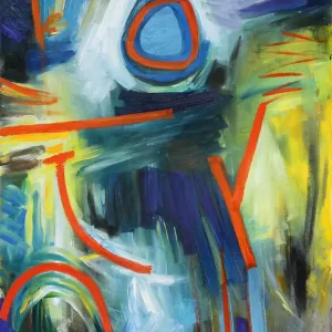 M. Cieśla: "Bild aus der Serie Flash of Memories II", Original/Unikat, Expressionistisches Ölgemälde Neuheit
