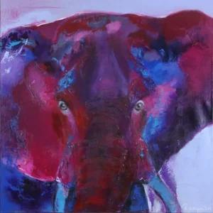 Moderne Malerei, M. Rathje: "Red Elephant" Bestseller