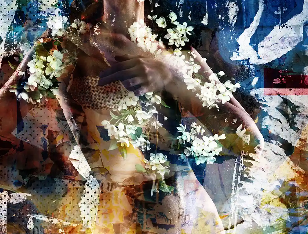 Bestseller D. Landô: "Your Touch", Unikat-Edition, digitale Kunst auf Aludibond (A)