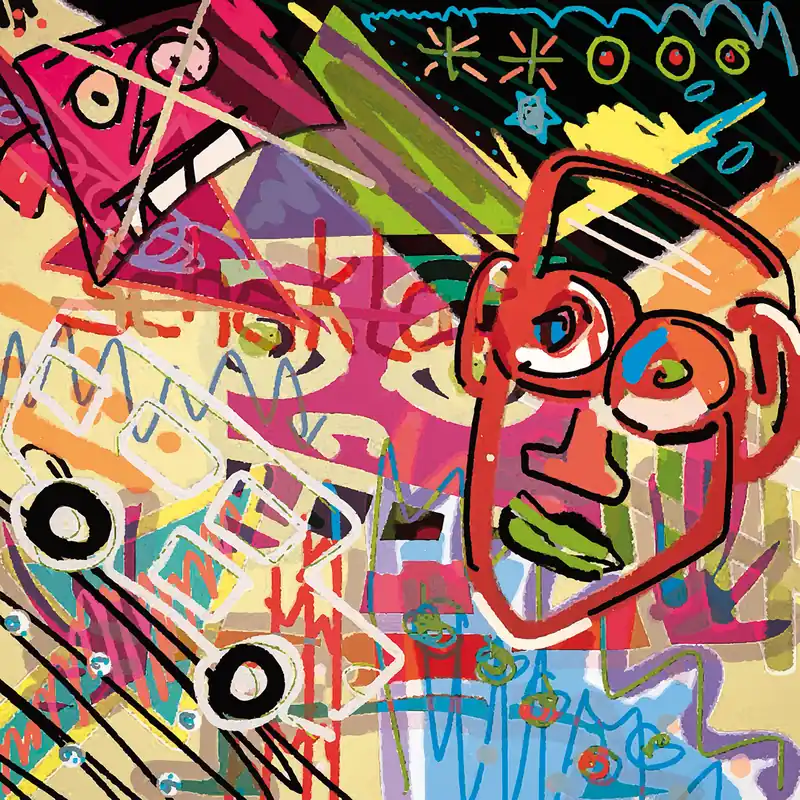 Garantierte Lieferung H. Mühlbauer-Gardemin: "Accident", Moderne Pop Art, Original (serielles Unikat) (A)