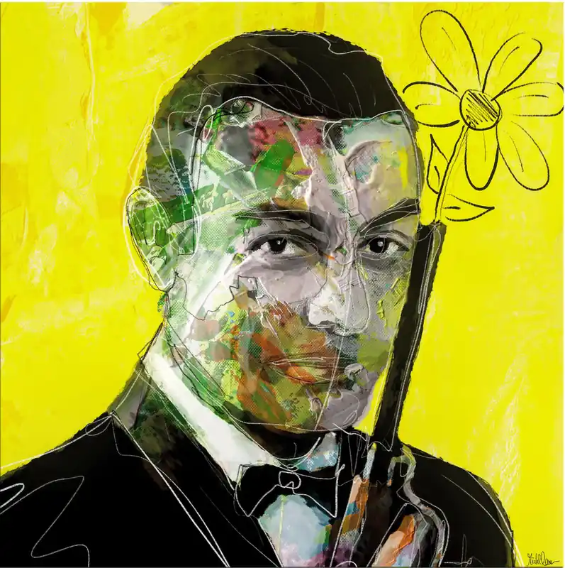 Moderne Pop Art (serielles Unikat), Holger Mühlbauer-Gardemin: "The real 007", Original Zertifiziert