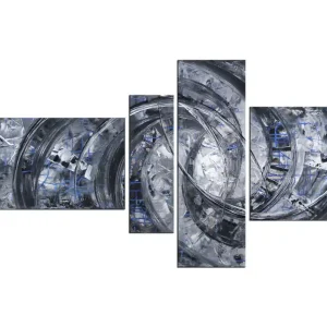 Preisknaller R.König: "Below the Surface II", mehrteiliges Acrylbild, Originalgemälde (Unikat)