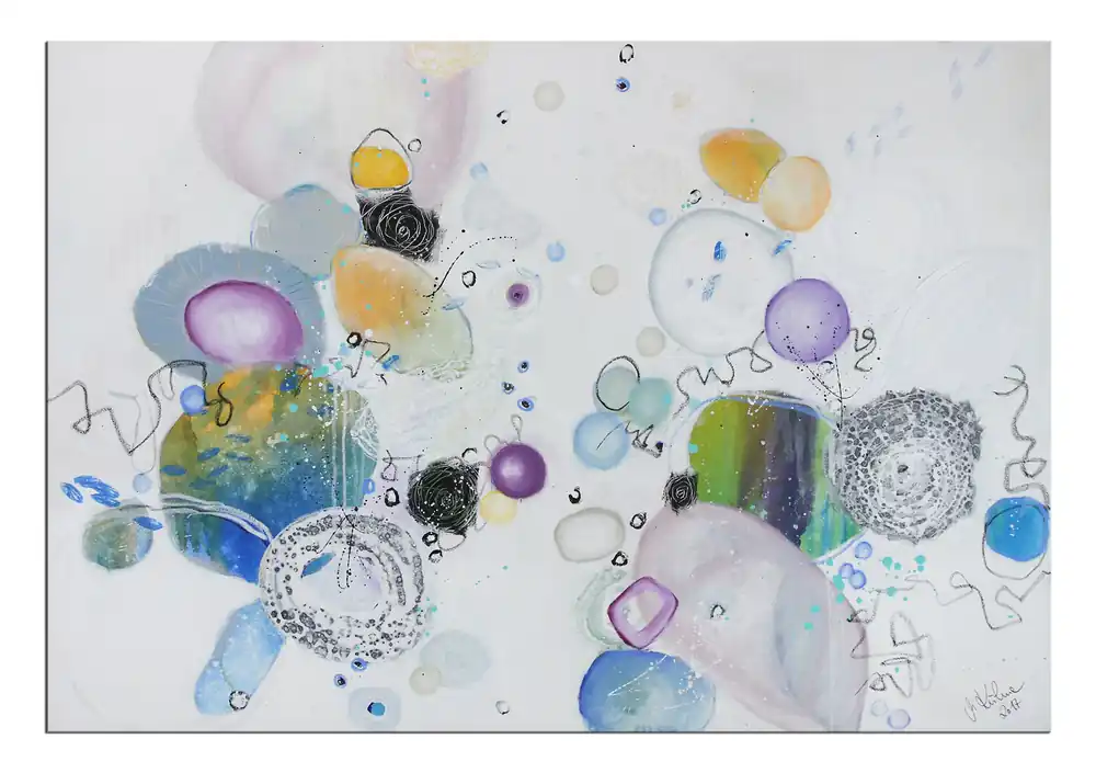 Acrylgemälde, M.Kühne: "Traumtänzer", Originalgemälde (Unikat) Kostenfreie Lieferung