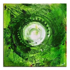 Acrylgemälde, A. Rojo : "CLOROFILA" Sale