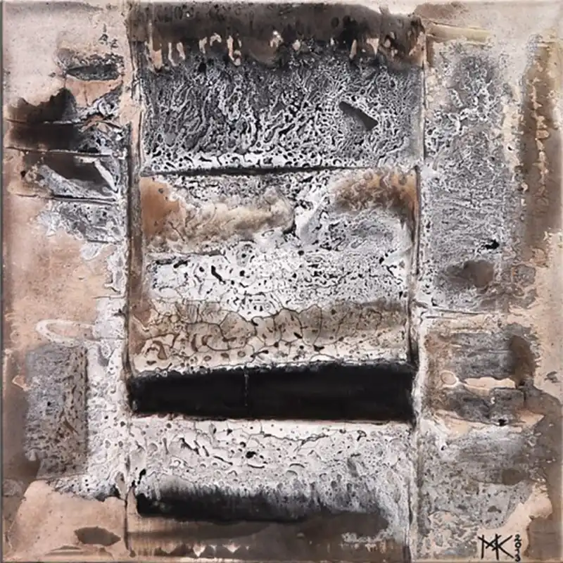 Acrylgemälde, M.Kühne: "SCHATTENLICHTER II" Expressversand