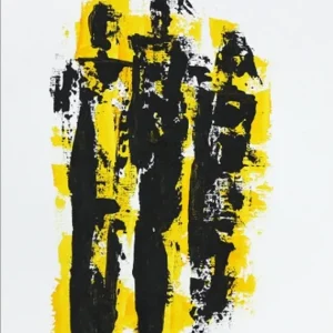 Bestseller Zeitgenössische Grafik/Malerei, Ilona Schmidt: "Stadtmenschen II"