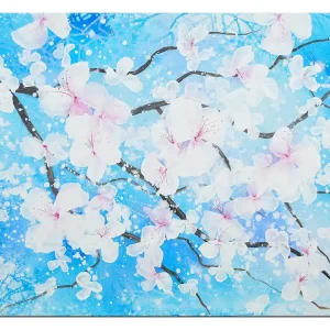 Acrylgemälde, Maya: "IN BLÜTE II" Solange Der Vorrat Reicht