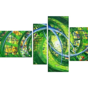 Sonderaktion R.König: "Ich sah den Sommer I", mehrteilige Acrylbilder, Originalgemälde (Unikat)
