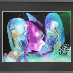 D. Hille: "Shall we celebrate?", digitale Grafik, Unikat/Original (A) Sichere Zahlung