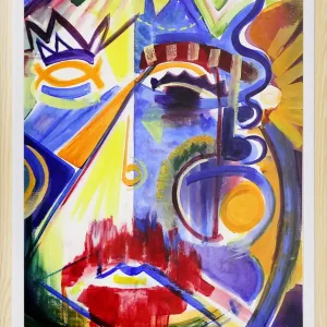 M. Cieśla: "Porträt einer Frau", Original, Zeitgenössische Aquarellmalerei (Unikat) (A) Neu Im Sortiment