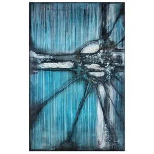Rabatt Acrylmalerei abstrakt, A. Freymuth: "Unbekanntes Objekt", Originalgemälde (Unikat)