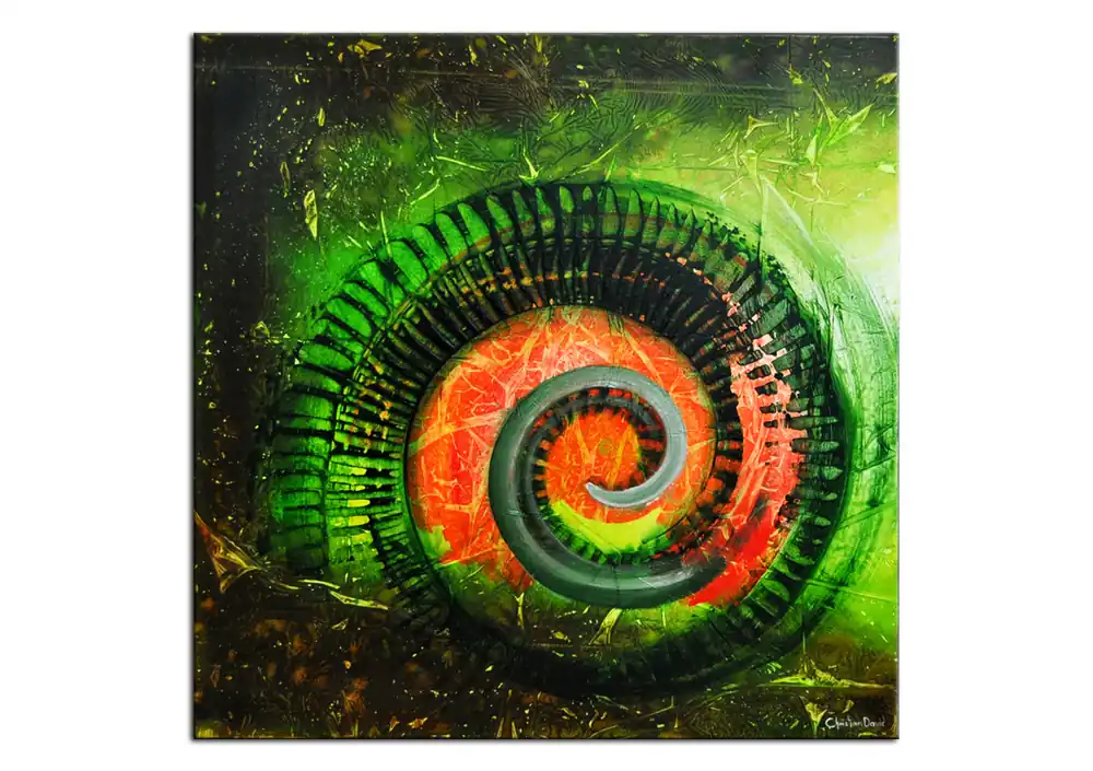 Acrylgemälde, C. David Schwartz: "TAJIN" Preisknaller