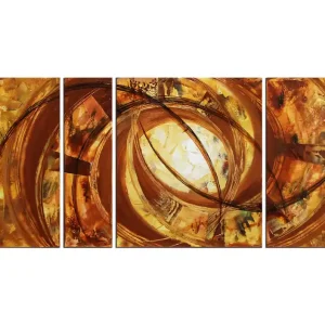 R.König: "Melting Soil III", mehrteilige Acrylbilder, Originalgemälde (Unikat) Neue Kollektion