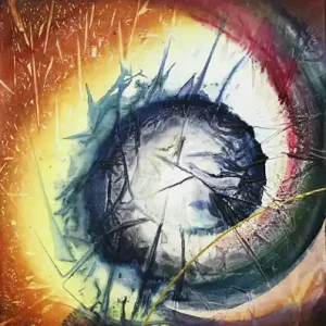 Kostenfreie Lieferung A. Rojo : "Encuentro", Acrylgemälde, Original/Unikat