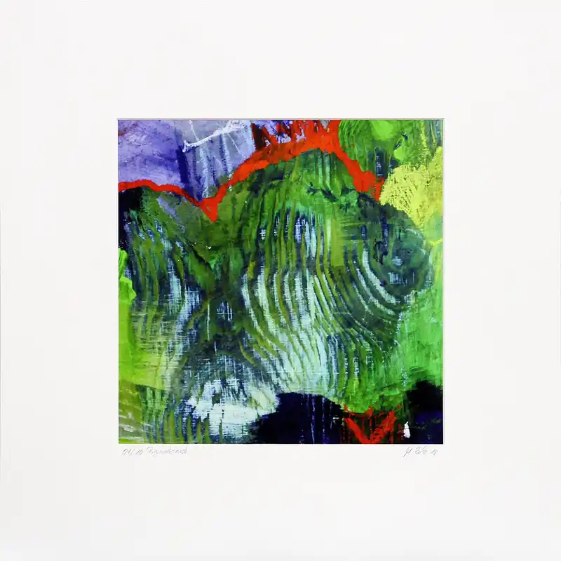 Sichere Zahlung M. Rick: "Ohne Titel". Edition. signierter Druck