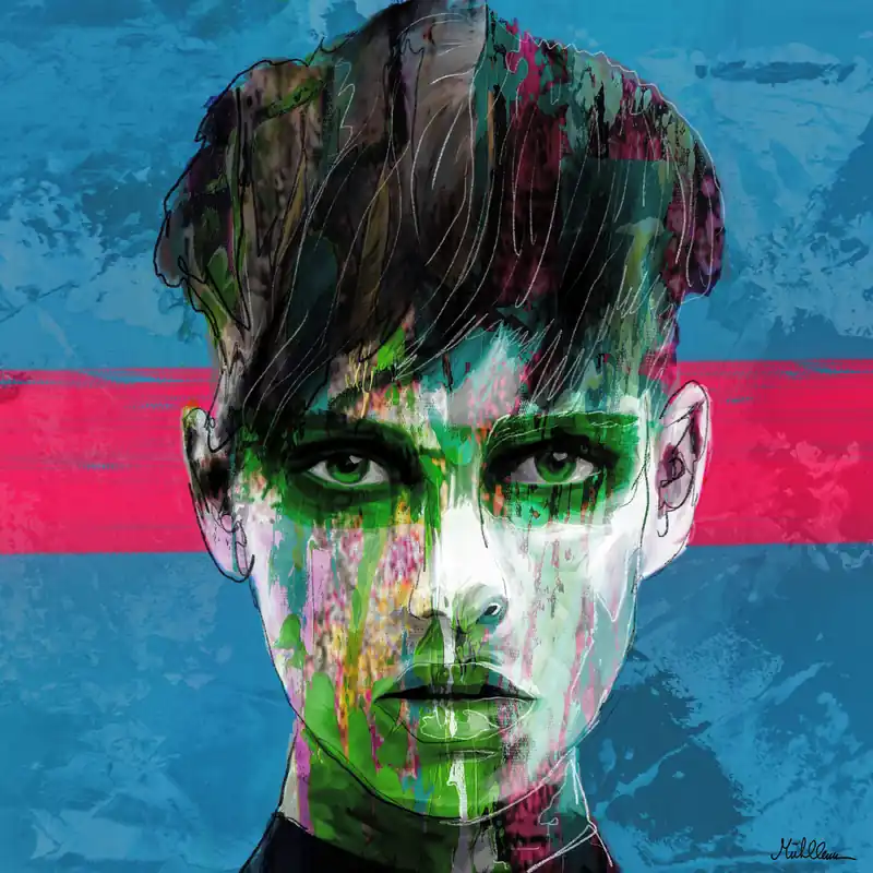 Letzte Chance H. Mühlbauer-Gardemin: "Pretty Face I", Moderne Pop Art, Original/serielles Unikat