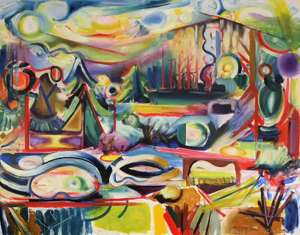 M. Cieśla: "Von der Natur inspirierte Abstraktion", Original/Unikat, Expressionistisches Ölgemälde Neue Kollektion