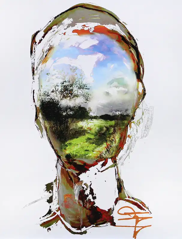J.J. Piezanowski: "Au temps de l'insouscience", Nr. 1/5, Edition, digitale Kunst (A) Direkt Vom Hersteller