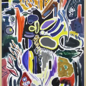 M. Cieśla: "Gebirgsbach VI", Original, Zeitgenössische Aquarellmalerei (Unikat) Knallerangebot