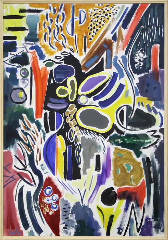 M. Cieśla: "Gebirgsbach VI", Original, Zeitgenössische Aquarellmalerei (Unikat) Knallerangebot