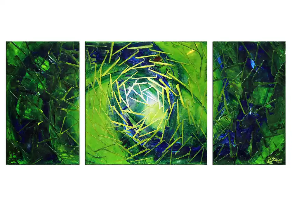 Highlight R.König: "Legenden", mehrteilige Acrylbilder, Originalgemälde (Unikat)