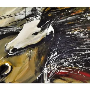 Billig Beeindruckendes Acrylgemälde, C. David Schwartz: "ADVANTAGE"