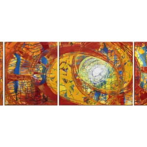 R.König: "I see you", mehrteilige Acrylbilder, Originalgemälde (Unikat) (ri) Letzte Chance