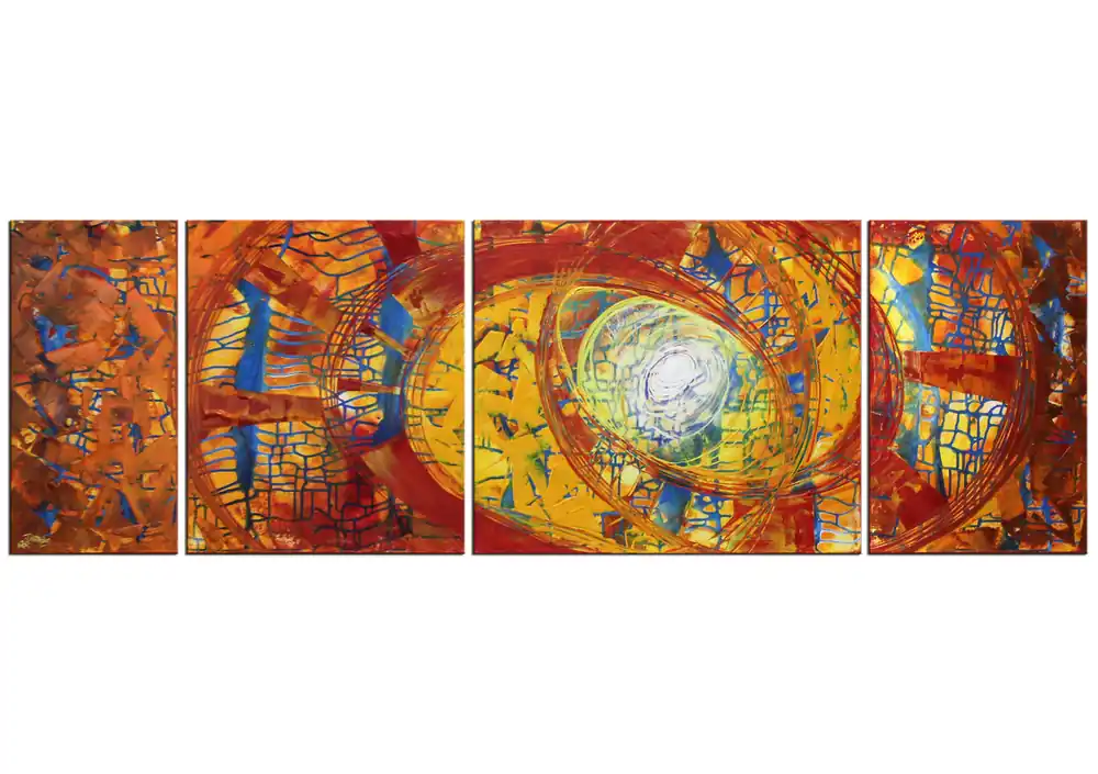 R.König: "I see you", mehrteilige Acrylbilder, Originalgemälde (Unikat) (ri) Letzte Chance