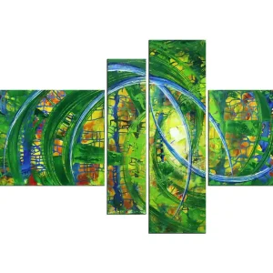 Bestpreis R.König: "Freshmaker IV", mehrteilige Acrylbilder, Originalgemälde (Unikat) (ri)
