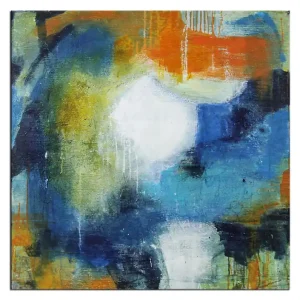 Wochenendangebot Acrylmalerei abstrakt, M.Rick: "TO IMMERSE INTO"