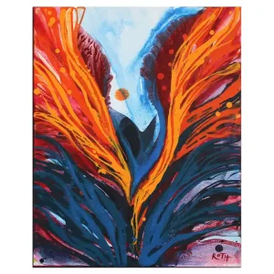 Garantierte Lieferung Acrylbilder, L.Roth: "Feuerblume"