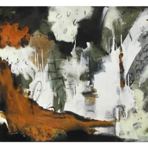 Acrylmalerei abstrakt, M.Rick: "Befreiung" (A) Super-Preis