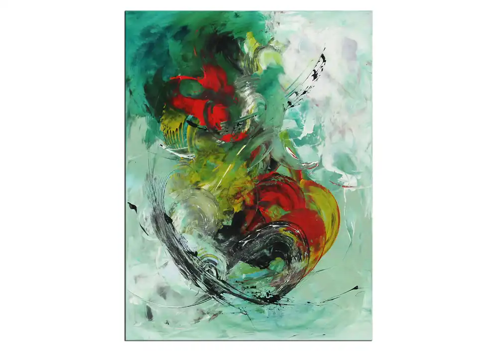 Angebot Abstrakte Acrylmalerei, C. Middendorf: "Fall in the rain I" (A)