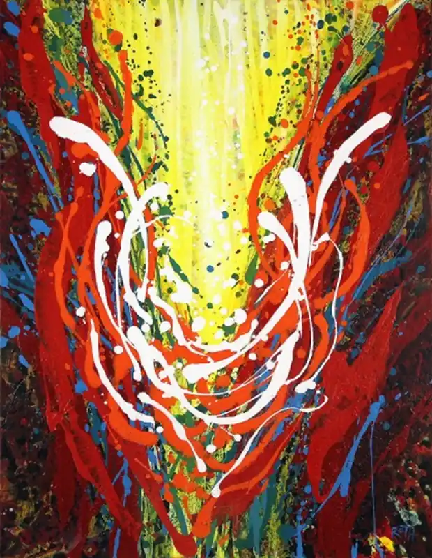 Acrylbilder. L.Roth: "In a good mood" Top-Angebot