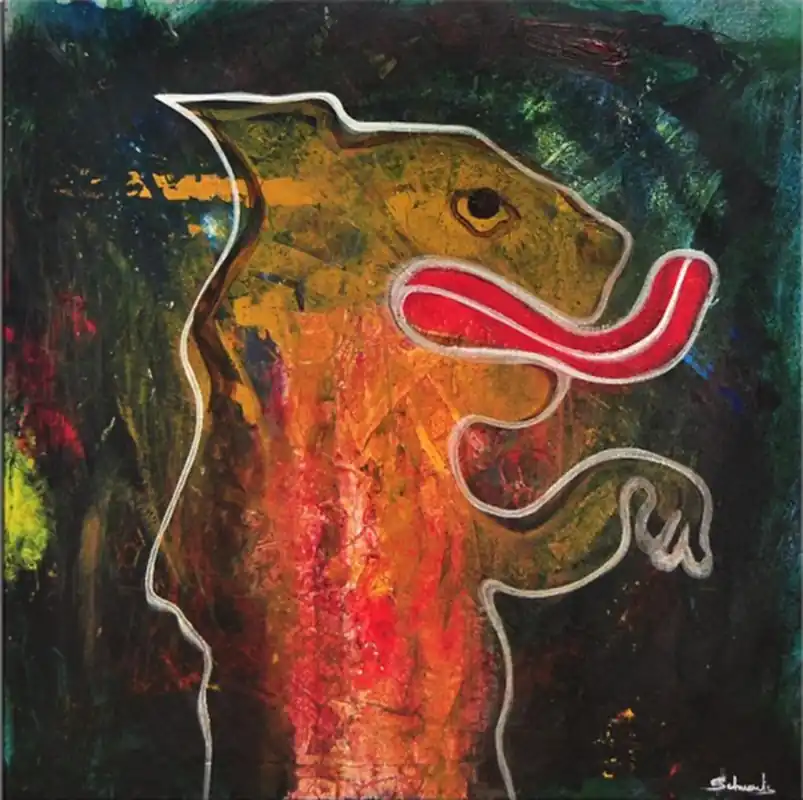 Acrylgemälde, C. David Schwartz: "ERZÄHLUNGEN", Originalgemälde (Unikat) Heißes Angebot