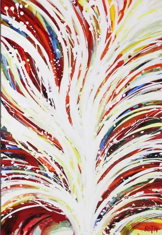 Acrylbilder. L.Roth: "Lebensquell" Markenware