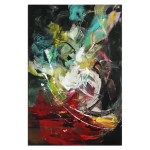 Saisonangebot Abstrakte Acrylmalerei, C. Middendorf: "Farbenstrudel I" (A)