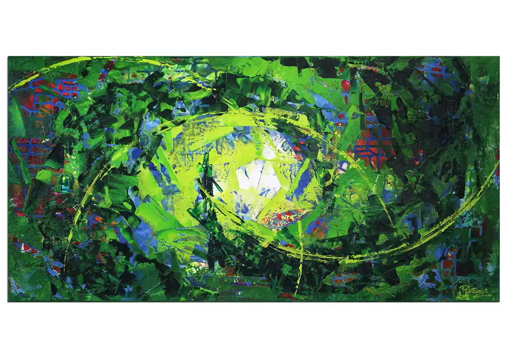 Gemälde abstrakt, R.König: "Kryptische Dynamik I", Unikat/Original Angebot