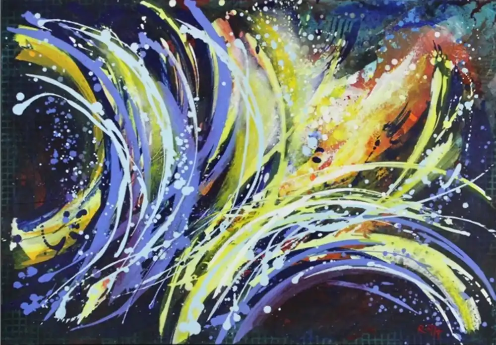 Acrylbilder. L.Roth: "Das Süßwasser-Experiment" Neu Im Sortiment